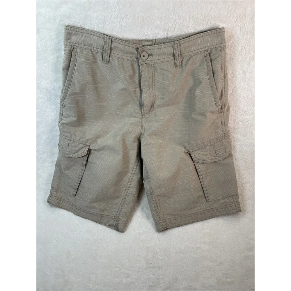 Faded Glory Men's Kahki Shorts, Size 30, Inseam 10 1/2